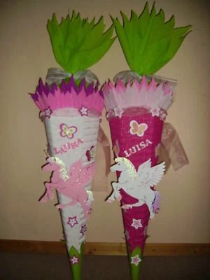 Traumhafte Schultüte für kleine Mädchen/Pferd/Einhorn