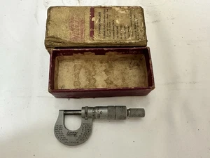 Vintage Lufkin No. 1640V Bügelmessschraube Made in U.S.A. mit Originalkarton - Bild 1 von 4