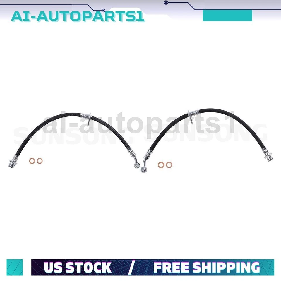 Kit de manguera hidráulica de freno trasero de 2 piezas para Acura RSX 2002 2003 2004 2005 2006 Foto 1 de 4