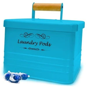 Laundry Pods Holder - Modern Farmhouse Laundry Pods Container - Metal - Picture 1 of 7