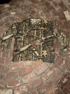 Mossy Oak Break Up Infinity Camouflage Shirt Mens 3XL Long Sleeve Hunting Camo - Image 1 of 4