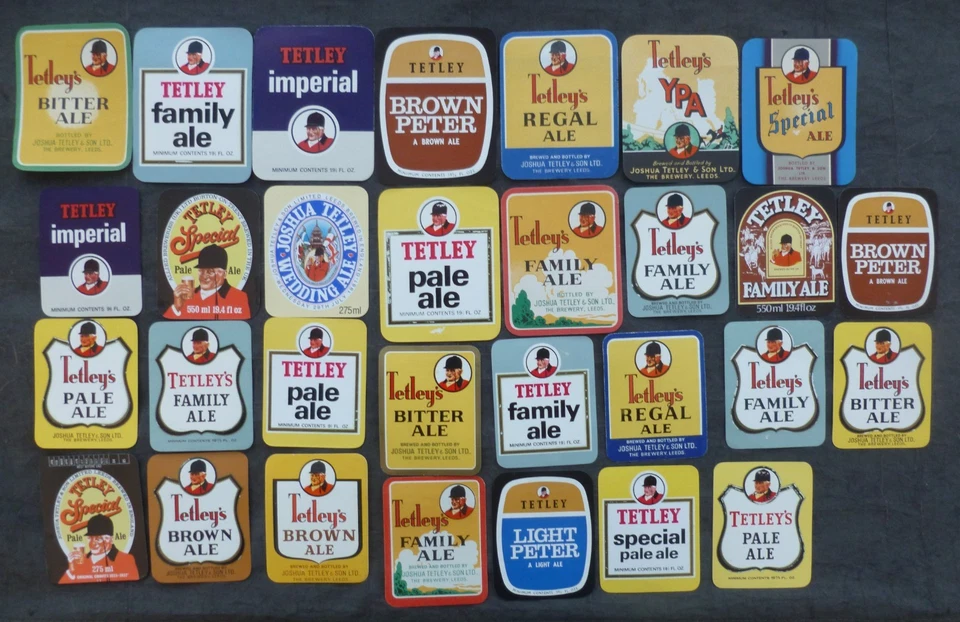 Beer Labels, Leeds ( Tetley & Son, The Brewery, Leeds ) - Image 1 of 1