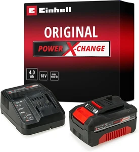 Originale  Starter Kit 4,0 Ah Con Batteria E Caricabatterie Power X-Change (Li-I - Foto 1 di 11
