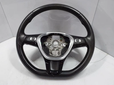 VW UP AA Bj.2017 Lenkrad 3 Speichen Leder 1S0419091 - Bild 1 von 4