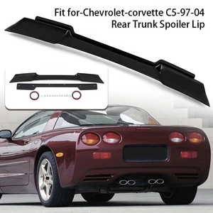 For 1997-2004 Corvette C5 ZR1 Gloss Black Rear Wing Spoiler Lid With Extended - Foto 1 di 18