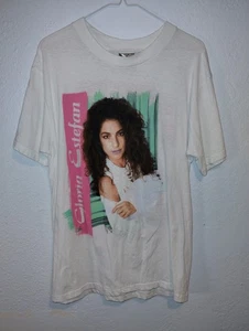 Camicia Vintage Gloria Estefan 1991 Into The Light Tour Brockum punto singolo - Foto 1 di 8