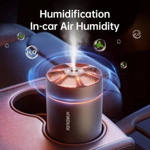 Car Humidifier Portable USB LED Home Mist Purifier Aroma Oil Diffuser 180ml US - Picture 1 of 10