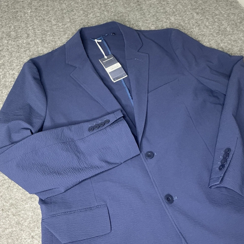 Blazer Vineyard Vines On the Go OTG Abrigo Deportivo Azul Marino 44R Ajuste Clásico Foto 1 de 4