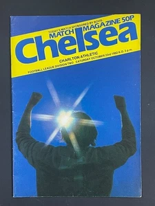 1982/83 CHELSEA V CHARLTON ATHLETIC 23-10-1982 DIVISION 2 - Picture 1 of 1