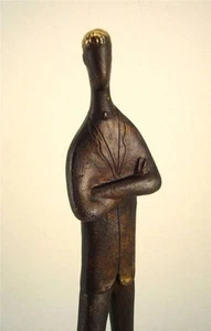 Carl AUBOCK Vienna Brass Sculpture " MY SON " Hagenauer Bronze era Austria - Picture 1 of 12