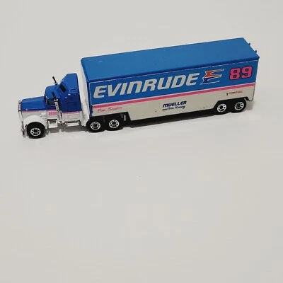 Matchbox Long Haul Articulated Trailer  Truck Evinrude Convoy Kenworth Cab 1985 - Image 1 of 4