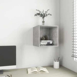 NNEVL Wall Cabinet Concrete Grey 37x37x37 cm Chipboard - Picture 1 of 11