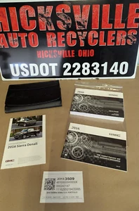 2016 GMC Sierra Denali Owners Manual Portfolio New GM 23133509 - Picture 1 of 2