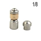 Precision Engineered 18 Sewer Cleaning Nozzle for Pressure Washer Pack of 2