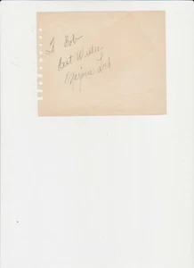 MARJORIE LORD AUTOGRAPH ON ALBUM PAGE - Picture 1 of 1