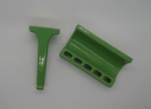 Vtg Jadeite Agate Glass Wall Mount Toothbrush / paste Holder & RARE Clothes Hook