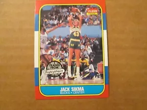1986 Fleer Premier Basketball Jack Sikma Milwaukee Bucks - Bild 1 von 1