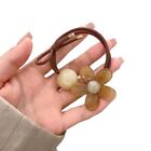 Candy Color Flower Hair Tie Acrylic Ponytail Holder