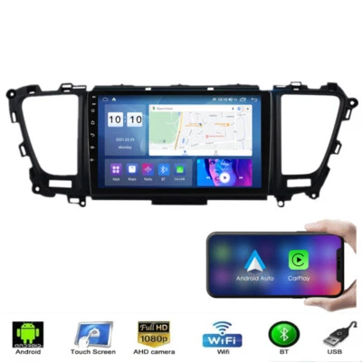 Radio Coche Android 9 Pulgadas GPS Navegación Carplay Ajuste KIA CARNIVAL/Sedona Foto 1 de 4