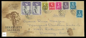 SAVOYSTAMPS-KUT-1962-COMMERCIAL COVER FROM NAIROBI TO CALIFORNIA, USA - Picture 1 of 1