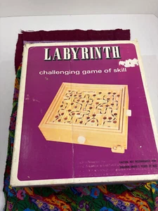 Vintage Labyrinth Game of Skill Excellent Pre-Owned Condition with Original Box - Picture 1 of 15