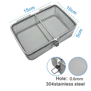 Sterilization Baskets porous with Lid high temperature autoclave Sterilize tray - Picture 1 of 17