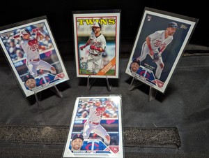 Edouard Julien Topps ROOKIES (4) - Base (2), 1988, & Rookie Debut