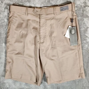 Pantalones Cortos Bocaccio Golf Caqui Para Hombre 34X9 Beige Cómodo Extensor Cintura - Imagen 1 de 17