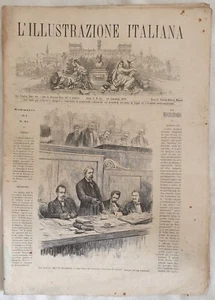 L’ILLUSTRAZIONE ITALIANA 22 DICEMBRE 1878 KORSAKOFF ANNIBALE IL RODIO NAPOLI - Foto 1 di 1
