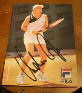 Andrea Glass AUTOGRAPH ~ 4x6 Index Card - Picture 1 of 1