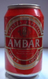 AMBAR ESPECIAL 33 CL 5,2% SPAIN Lata vacia empty can leere dose lattina vuota - Picture 1 of 1
