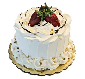 DEZICAKES Fake Cupcakes & Cake  Artificial Food Vanilla Whipped Cake  - Picture 1 of 8