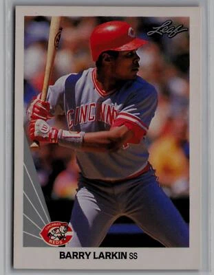 1990 Leaf #18 Barry Larkin - Image 1 of 2