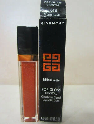 GIVENCHY POP GLOSS LIP GLOSS # 446 SUN ROSE  .21 OZ BOXED - Image 1 of 2