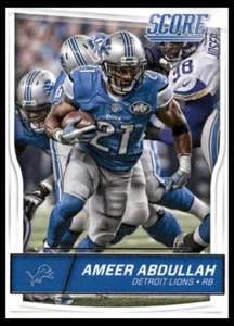 2016 Score #108 Ameer Abdullah Detroit Lions Football - Picture 1 of 2