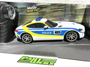 Mercedes AMG GT Police RC 1:24 Radio Control Car Kids Childs Dads Birthday Gift - Picture 1 of 8