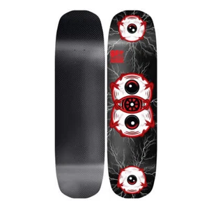 Colorblind Double Eyes Carbon Skateboard Deck 8.7" - Picture 1 of 1
