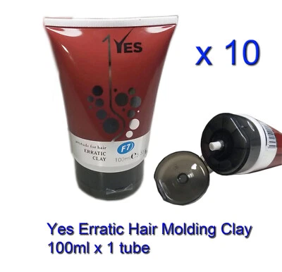 Yes Hair Erratic styling Molding Clay mud 100ml x 10 tubes - Image 1 of 2