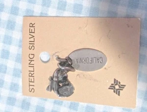 NOC 50s-60s ster CHARM- MINER kneel PANNING  for Gold PAN - California Hangtag - Picture 1 of 13