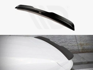 Spoiler Wing Extension Maxton Design Gloss Black Abs For Vw Polo Mk5 Gti/R-Line - Picture 1 of 5