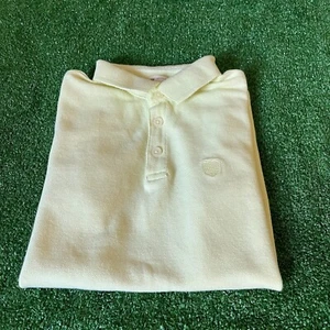 Zara Kids' Short Sleeve Embroidered Logo Yellow Classic Pique Polo Shirt Size 9 - Picture 1 of 12