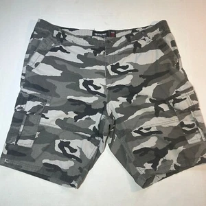 Ecko Unltd Sommer Jagd Army Y2K Shorts Jorts - Größe 42 Camouflage Grau. - Bild 1 von 7