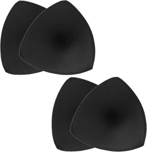 2 Pairs Bra Cups Inserts Triangle Sports Bra Inserts Push up Breast Bra Insert P - Picture 1 of 12