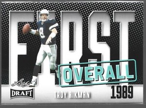 TROY AIKMAN 2023 Leaf Draft First Overall #7 Dallas Cowboys