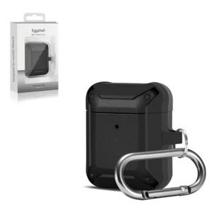 APC05 REIKO AIRPODS CASE EGGSHELL 360 DEGREE PROTECT CASE FOR AIRPODS IN BLACK - Picture 1 of 20