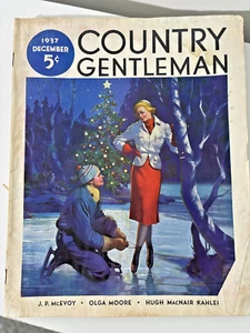 Nostalgic 1937 Country Gentleman magazine, Christmas issue, ads for tractors - Picture 1 of 6