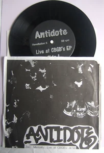 ANTIDOTE Zero Mentality / Live at CBGB 7" Revoltation abused cro mags bad brains - Foto 1 di 4