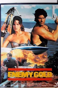 N044 - Banner ca. 120 x 169 cm - ENEMY GOLD - Bild 1 von 4