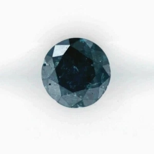 BLUE DIAMOND 5.75 MM ROUND CUT ALL NATURAL SOLD PER STONE F-2922 - Picture 1 of 1