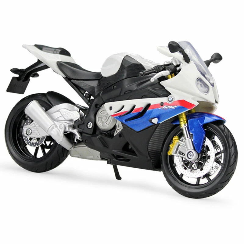 1/12 Scale BMW S1000RR Motorcycle Model Diecast Toy Vehicle Toys for Kids Gifts - Image 1 of 4